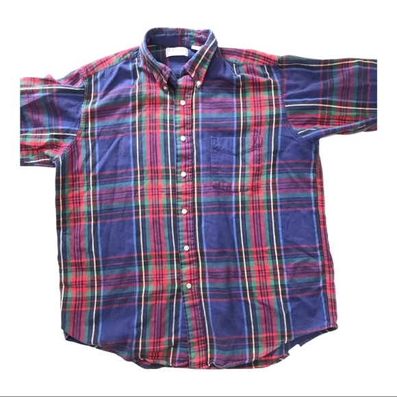 Bundle 2 Vintage LL Bean Broken In Flannel Shirts - Picture 7 of 10